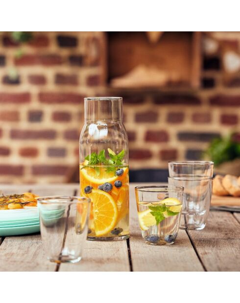 Set di 2 caraffe Funambule trasparenti - 1 L