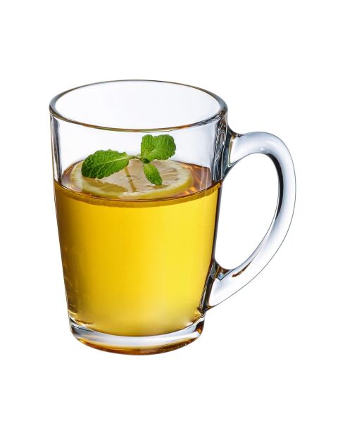 6 tazze trasparenti New Morning — 32 cl