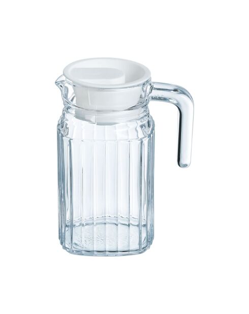 Caraffa Quadro trasparente con tappo - 0,5L