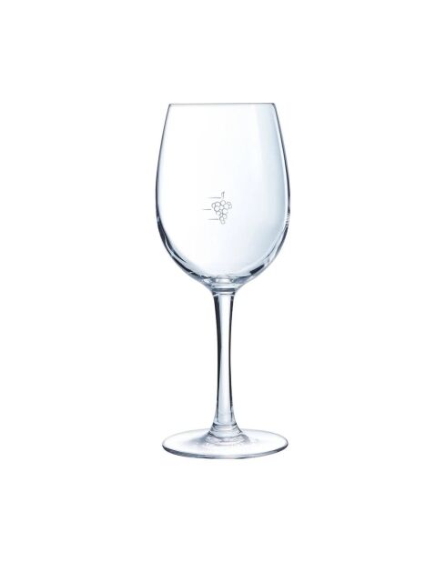 6 bicchieri da vino trasparenti - 35 cl