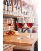 6 bicchieri da vino trasparenti - 35 cl