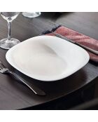 6 piatti da minestra Carine bianchi - 21 cm