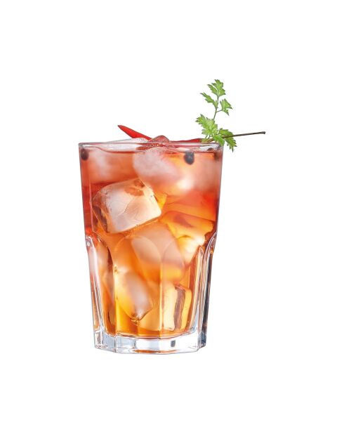 6 bicchieri da acqua Granity trasparenti - 35 cl