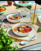 6 piatti da minestra Pho Friend's Time bianchi - 17 cm