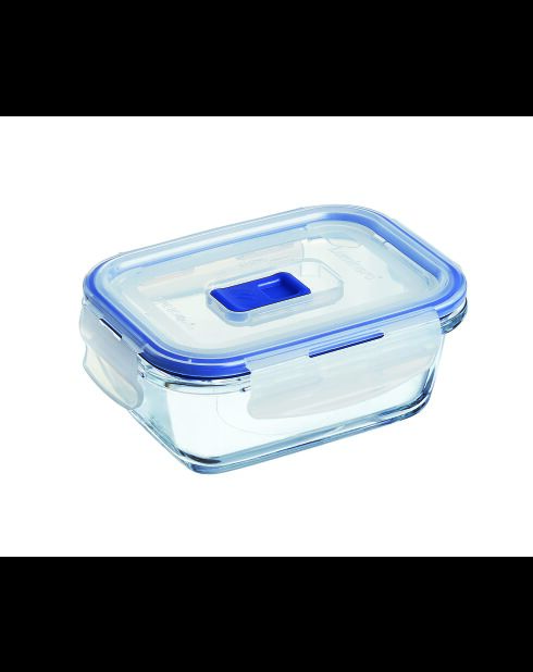 Caja de almacenamiento rectangular transparente Pure Box Active - 38 cl