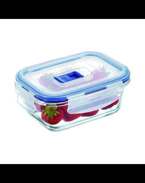 Caja de almacenamiento rectangular transparente Pure Box Active - 38 cl