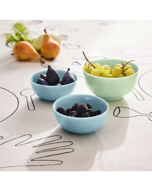 6 tazze Diwali Paradise blu - 12,5 cm