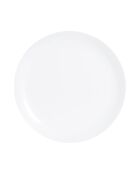 6 piatti piani Diwali bianchi - 25 cm