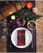 6 piatti piani Diwali bianchi - 25 cm