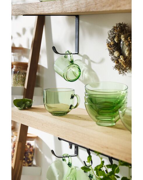 6 bicchieri Jumbo Alba Green - 50 cl