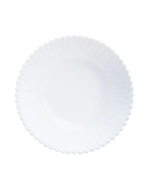 6 tazze Bloom bianche - 16 cm