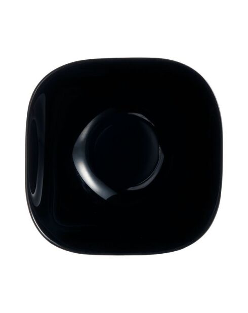 6 tazze Carine nere - 14 cm