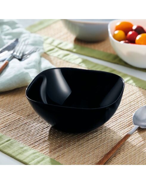 6 tazze Carine nere - 14 cm