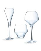 Set in vetro trasparente Open Up — 18 pezzi