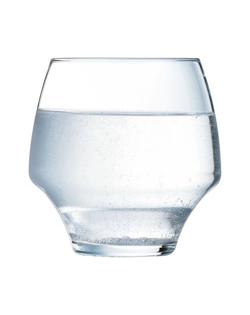 Set in vetro trasparente Open Up — 18 pezzi