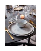 6 tazze Diwali Random effetto marmo grigio - 12 cm