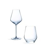 Set in vetro trasparente Reveal Up (calici e bicchieri da acqua) - 12 pezzi