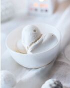 6 stampini Diwali bianchi - 9,5 cm