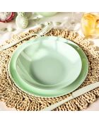 6 piatti da minestra Diwali Paradise verdi - 20 cm
