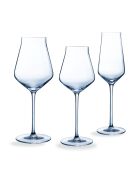 Set di bicchieri con stelo in cristallo trasparente Reveal Up - 18 pezzi