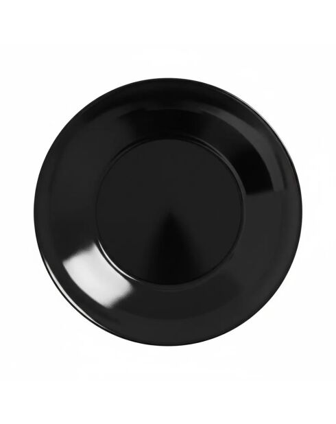 6 piatti da fondo neri Apy - 20 cm