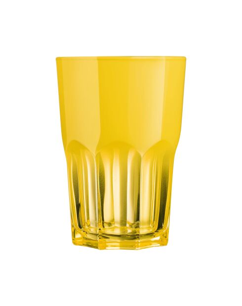 6 bicchieri Summer Pop gialli - 40 cl