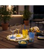 6 bicchieri Summer Pop gialli - 40 cl