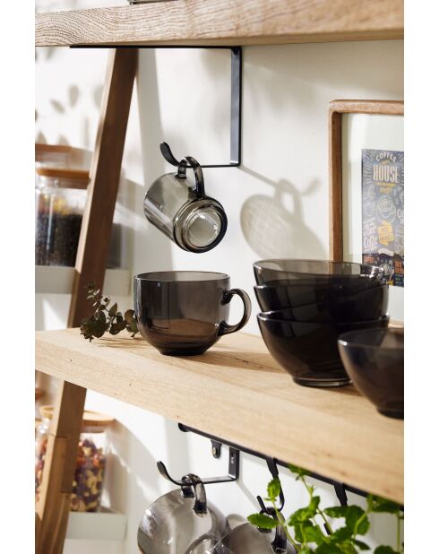 6 bicchieri Jumbo Alba Grey - 50 cl