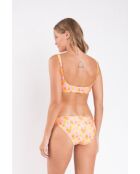 Slip bikini giallo da sogno con volant