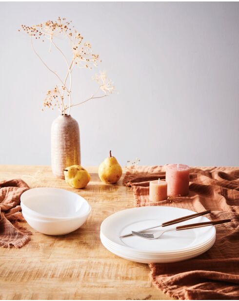 6 bicchieri Apy bianchi - 16 cm