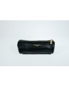 Pochette en cuir Laya noir - 20x10x3cm