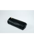 Pochette en cuir Laya noir - 20x10x3cm