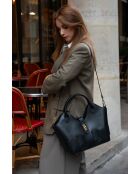 Zwarte Soho leren handtas - 28x43x16cm