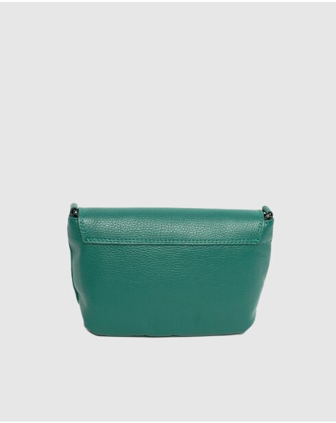 Sac bandouliere en cuir Joyce vert - 26cmx16cmx6cm