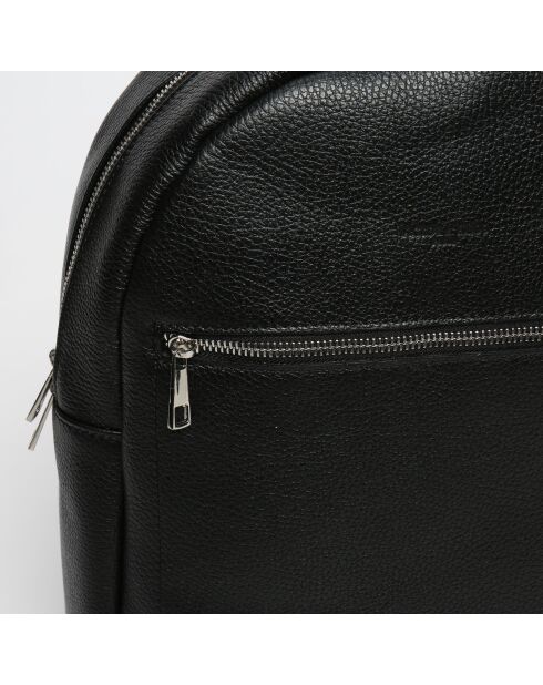 Mini zaino Lou in pelle nera - 36x27x12 cm