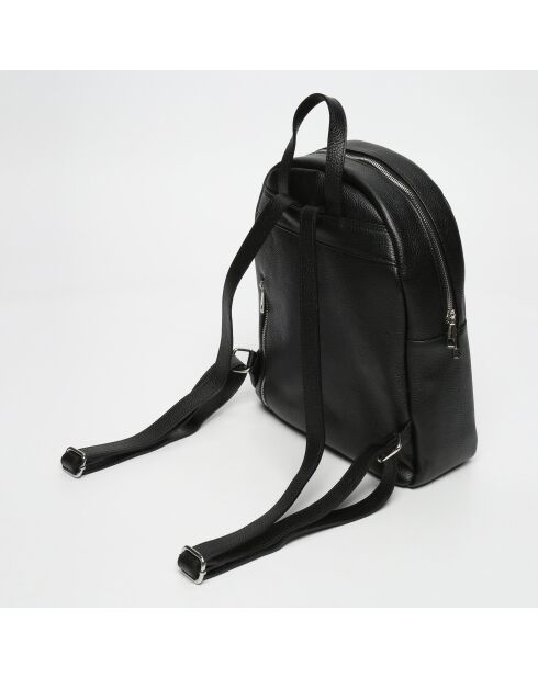 Lou Mini-Rucksack aus schwarzem Leder - 36x27x12 cm