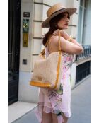 Sac porte epaule en cuir Luzia camel clair - 27 x34 x15cm