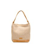 Sac porte epaule en cuir Luzia camel clair - 27 x34 x15cm
