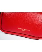 Rode leren portemonnee van Gema - 15x10x5cm