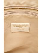 Sac porté épaule en cuir Malaya blanc casse - 33 x24 x10cm