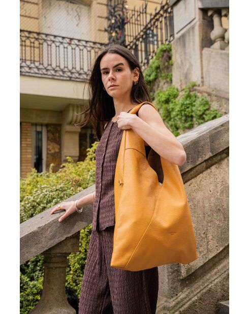 Schultertasche Schultertasche Orlane helltaupe - 40 x35 x3 cm