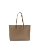 Sac cabas en cuir Cannes taupe