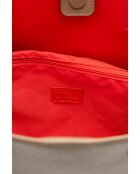 Sac cabas en cuir Cannes taupe