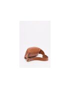 Sac banane en cuir Isla camel - 40x15x3cm