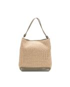Sac porte epaule en cuir Luzia vert - 25 x34 x15cm