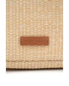 Sac cabas en cuir Solea cognac - 50 x28x18cm