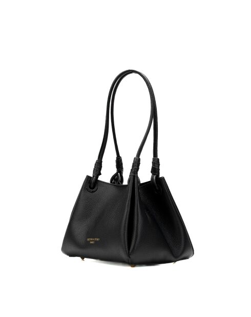 Sac porté épaule en cuir Dana noir
