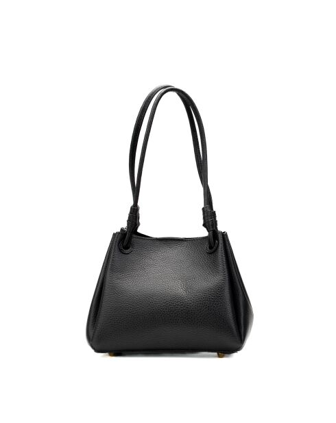 Sac porté épaule en cuir Dana noir