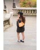 Sac porté épaule en cuir Dana camel