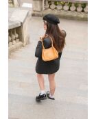 Sac porté épaule en cuir Dana camel